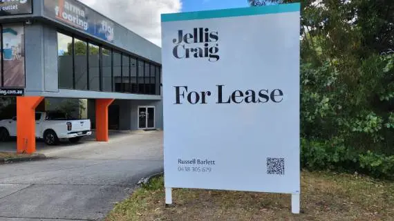 A ‘For Lease’ signboard by Jellis Craig placed in front of the property.